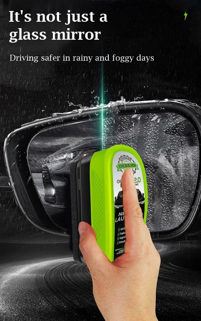 Car Windshield Cleaning Brush with 150 ml in filed solution for Glasses
