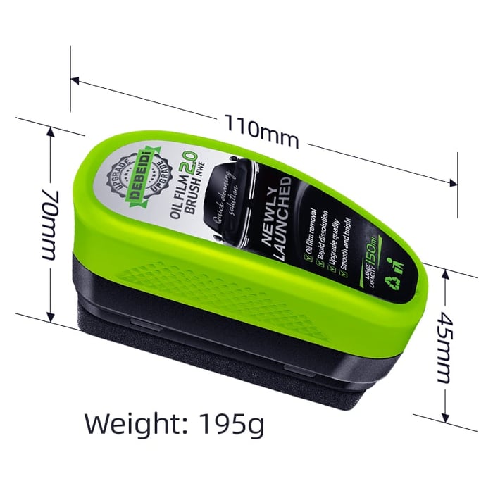 Car Windshield Cleaning Brush with 150 ml in filed solution for Glasses