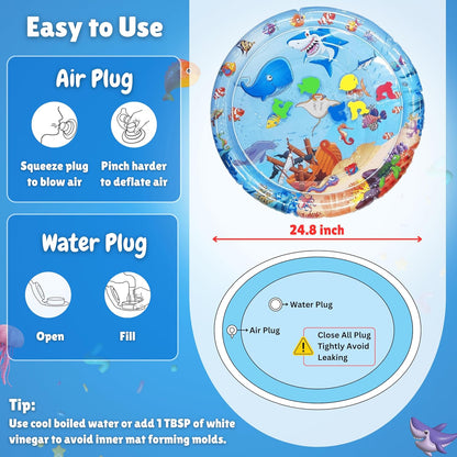 Baby play mat for Sensary improvement & playfull tummy time with Sea animation