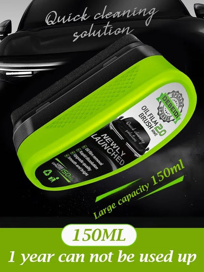 Car Windshield Cleaning Brush with 150 ml in filed solution for Glasses